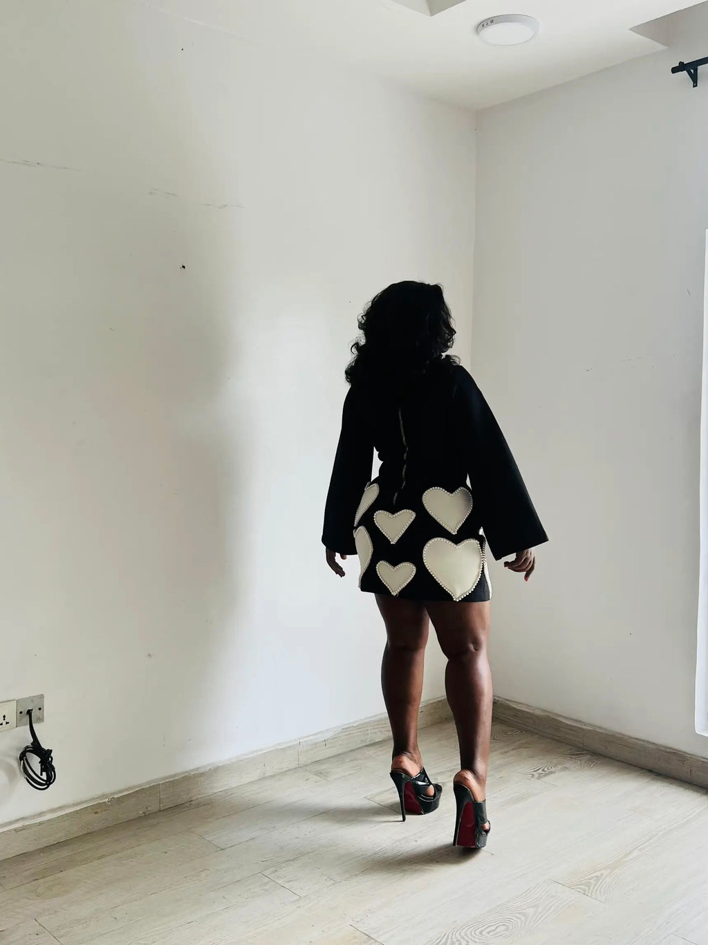 Sweetheart Pearl Mini dress