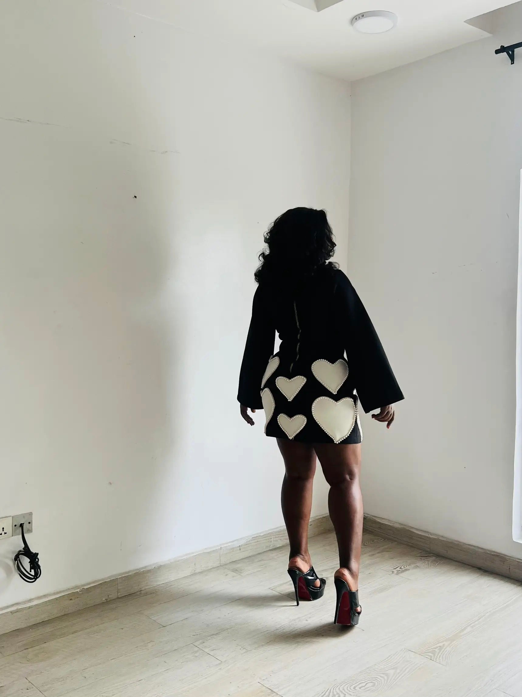 Sweetheart Pearl Mini dress