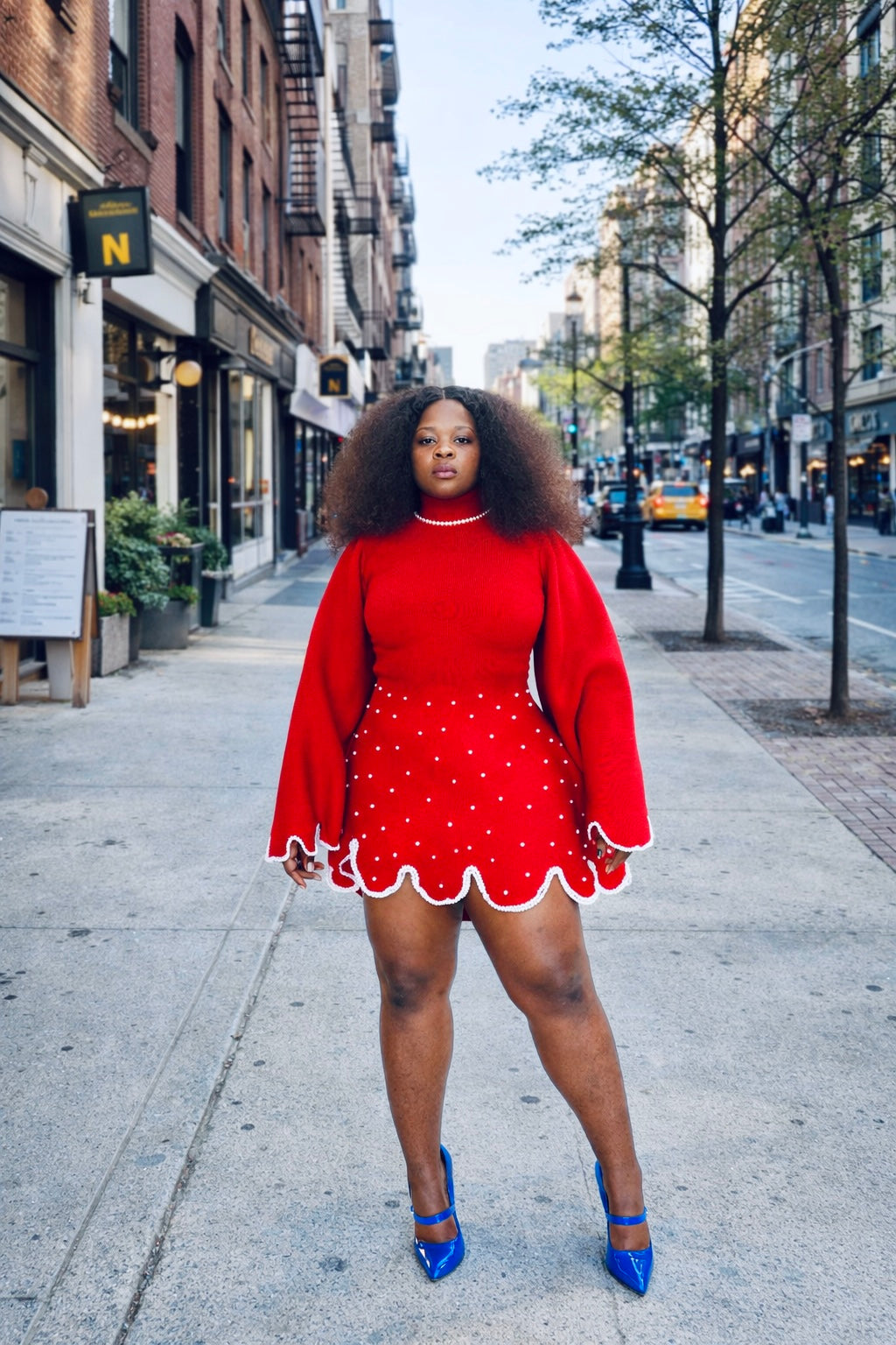 Scarlet Pearl Mini Dress